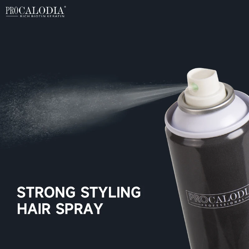 PROCALODIA Private Label Strong Styling Hair Men Fixing Spray Moisturize Barber Hair Fiber Holding Styling Hair Spray