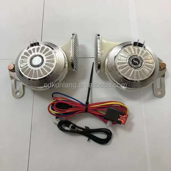 Supply 12V 110mm Korean Electronic Multi-Tone Speaker Car Motorcycle Electric Horn