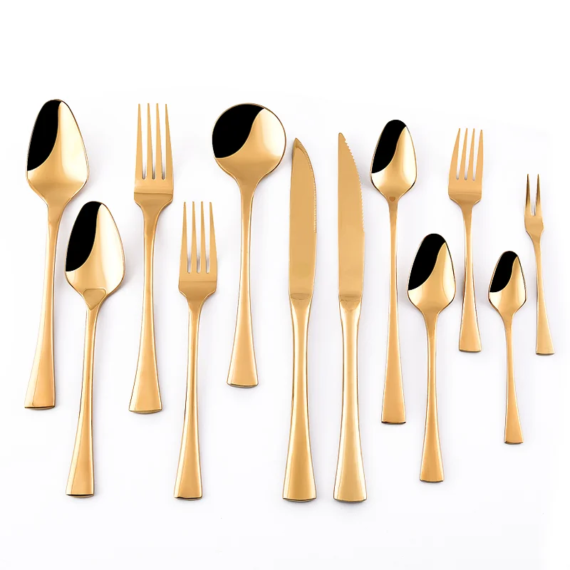 2021 best seller on amazon in USA  High Quality Flatware Set Stainless Steel Cutlery travel cutlery  for Wedding flatware sets