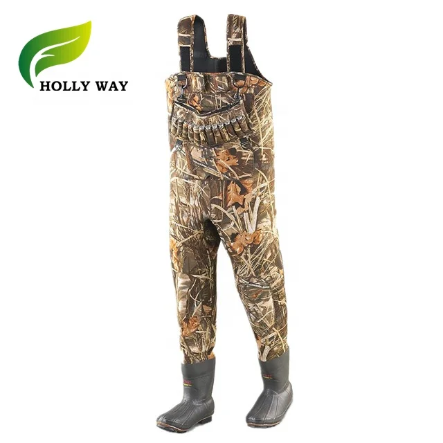 
Plus Size Men Camo Chest Neoprene Waders Fishing Hunting Usage 