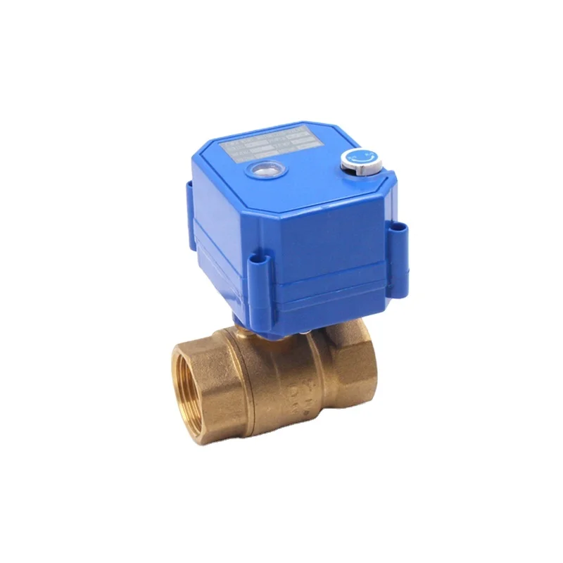 CE Certificated Flow Control Valve CWX  Mini Electric Actuator Water Control Valve 3v 5v 6v 12v 24v 110v 220v DN15 DN20 DN25