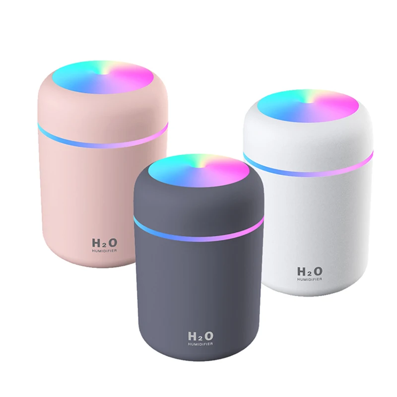Amazon top seller Best Mini Humidifier Portable 300ml Cool Mist Nebulizer Car USB Ultrasonic Air Humidifiers Diffuser