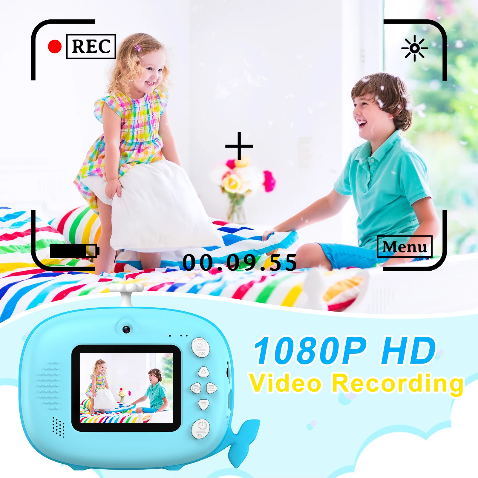 Promotion Digital Children Camera 1080P Hd Cartoon Instant Print Camera For Kids Video Kids camera