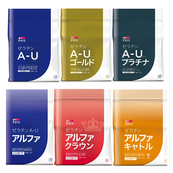 Easy handling packaging jelly desserts frozen foods ice creams manufacturers pork fish edible bovine gelatin