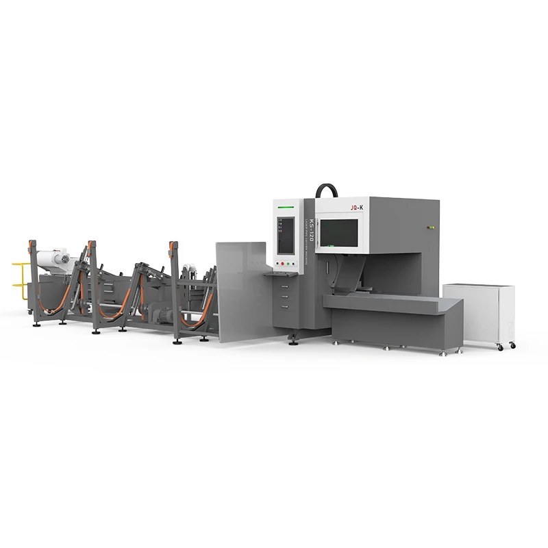 JQLASER  KS120 Professional Fully automatic small diameter  tube laser cutting machine