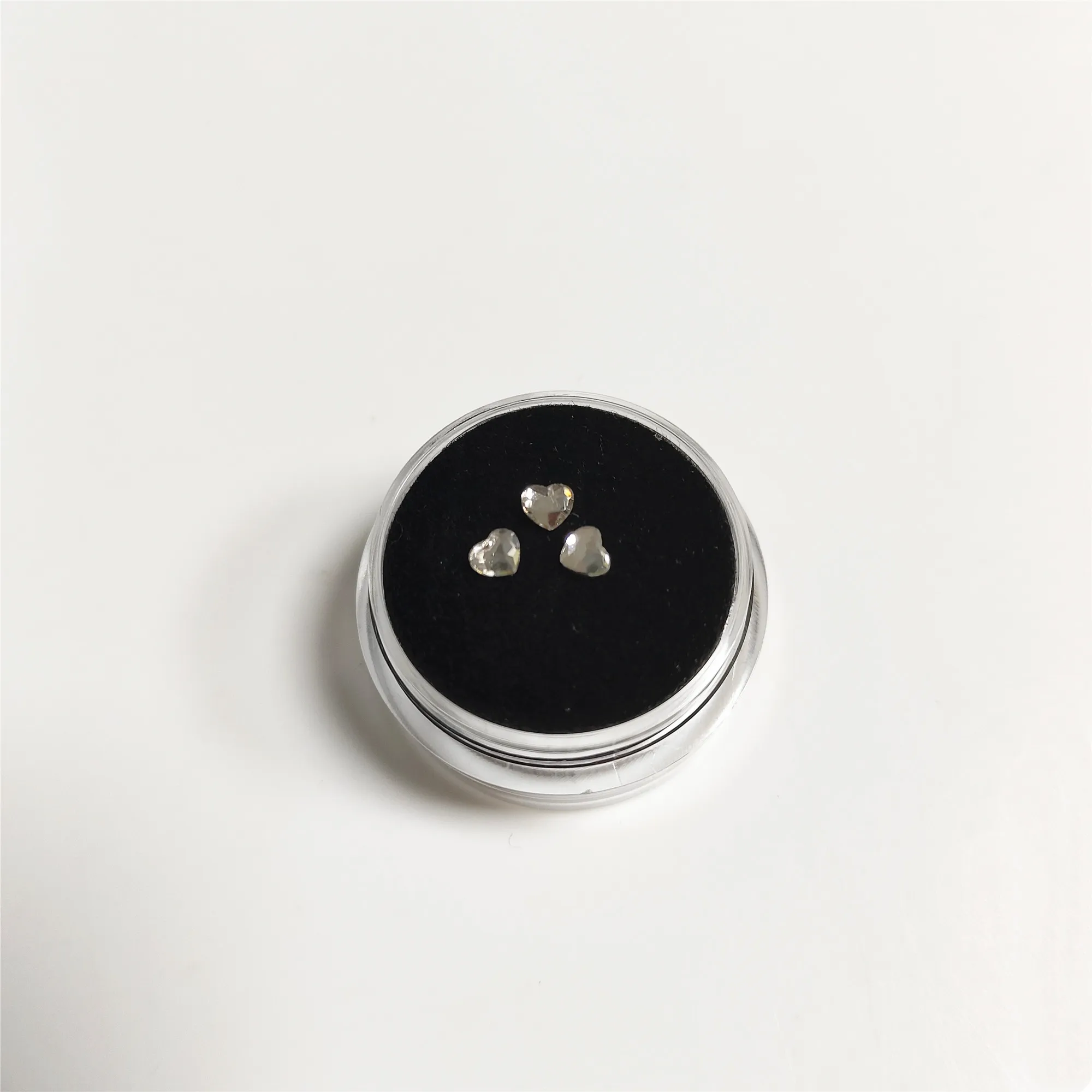 Best Seller Fashion Colorful Heart Shape For Starter Kit Lead Free Heart Tooth Crystals Tooth Gem Jewelry Stones