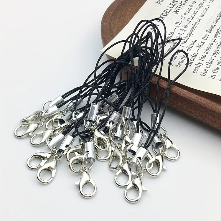 Promotional Polyester Lanyard Strap Cord with Jump Ring Mobile Phone Straps Handmade Accessories DIY Crafts Pendant Cords