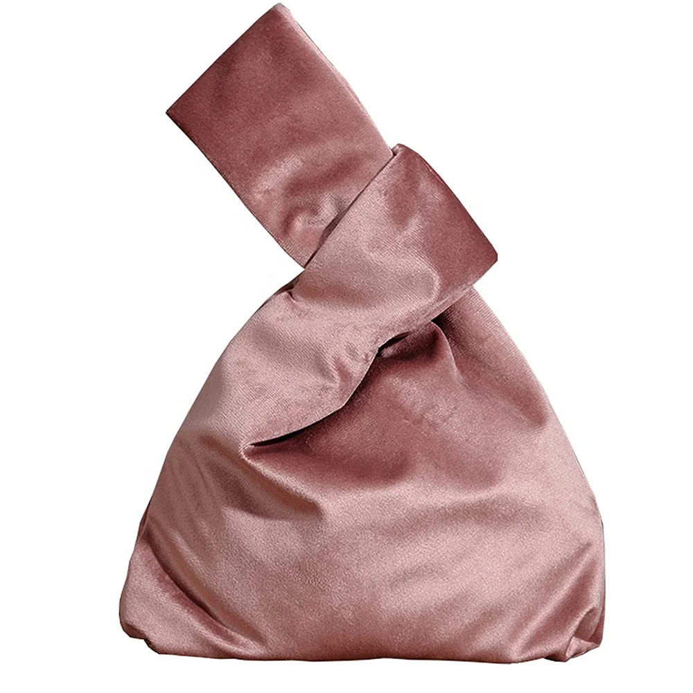 Manufacturer Fashion Custom logo Travel Eco velvet cosmetic pouch Shopping women Tote Bag