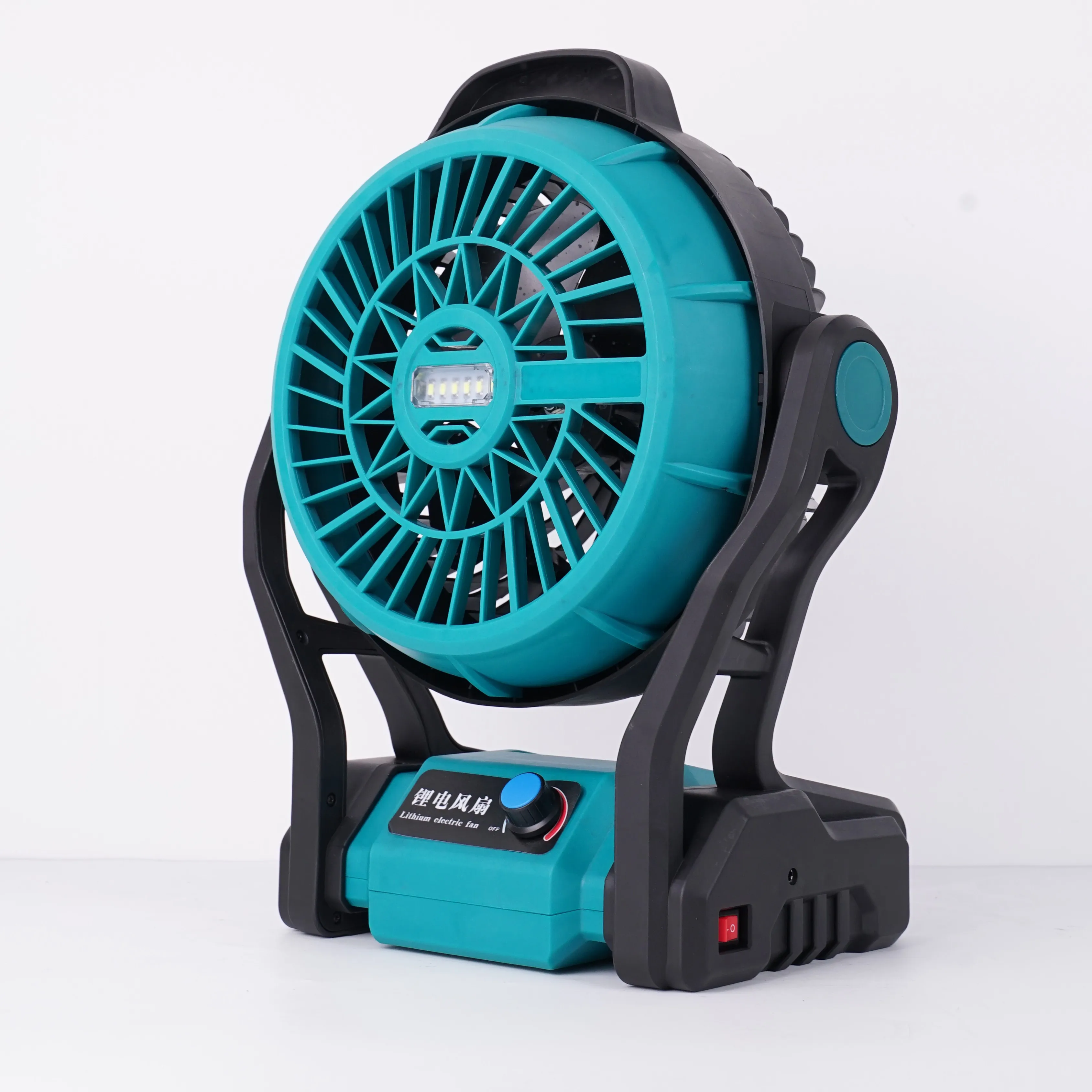 Cordless Rechargeable Camping Fan Led Light Outdoor Lithium Battery Fan Portable Outdoor Automatic Fan