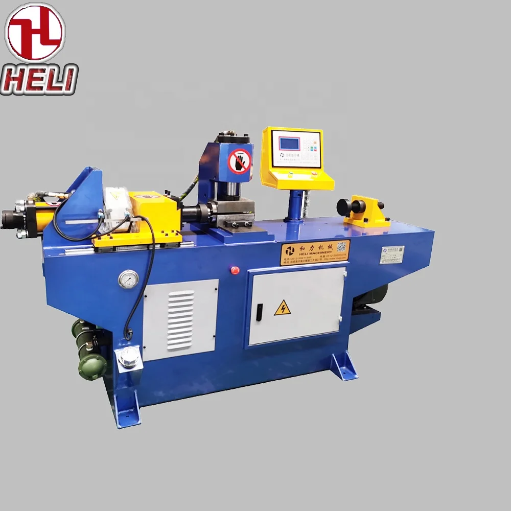
automatic hydraulic steel pipe end forming machine and stainless steel pipe end expanding machine for exhaust pipe connector 