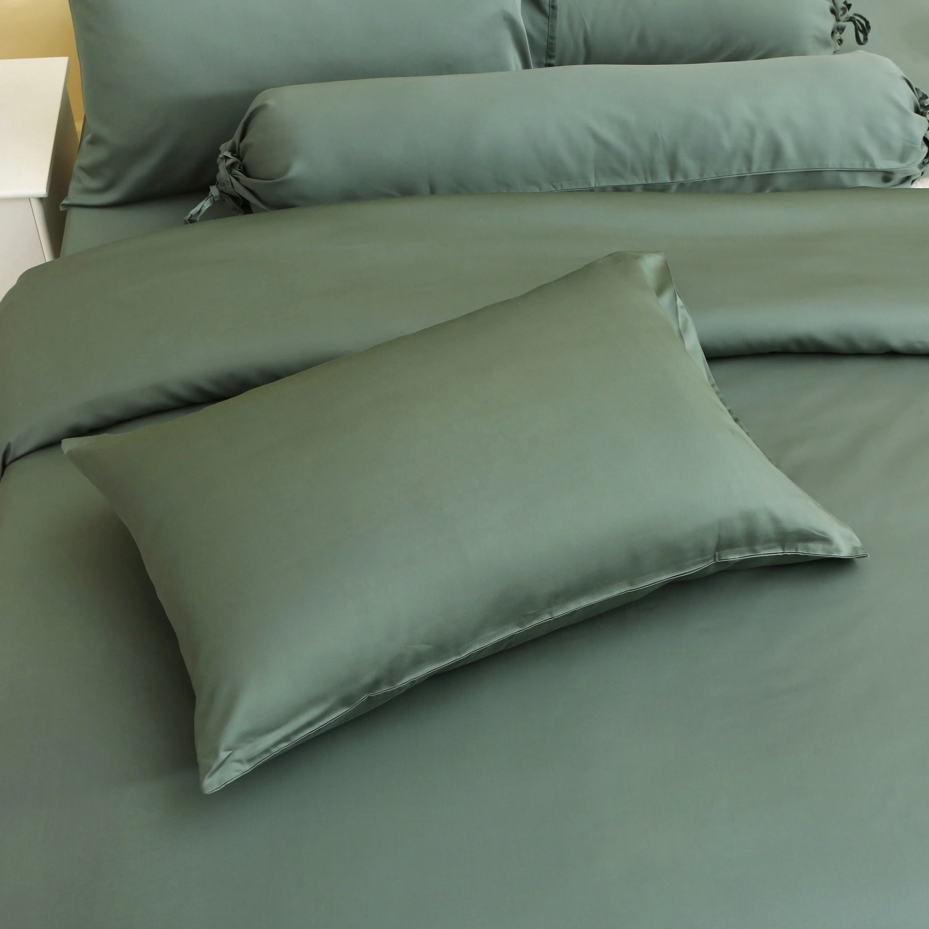 Bamboo Lyocell Plain Dyed Duvet Cover Set Bamboo Sheet Set Bamboo Pillowcase 173*118