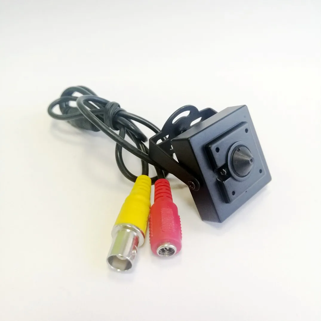 Скрытая аналоговая камера видеонаблюдения SONY CCD mini Pinhole Lens 700tvl, размер 35x35 мм