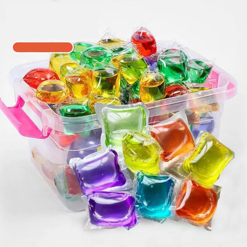 Laundry Pods Custom Laundry Detergent Capsules Bulk Washing Pods Fragrance Laundry Beads Remove Stains Detergent Gel
