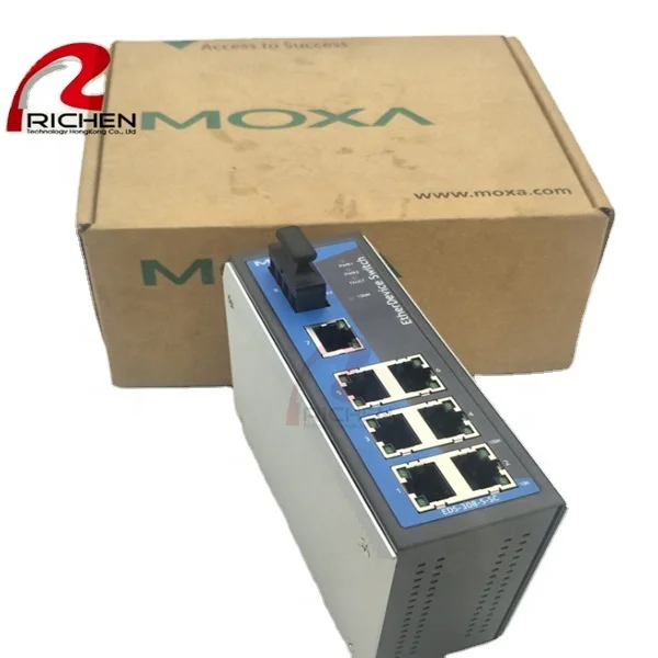 Новый и оригинальный модуль коммутатора Ethernet мокса EDS-308-T в наличии на