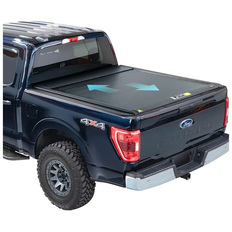 Чехол для Pickuptruck tonneau для Ford F150 raptor, алюминиевая крышка для кровати tonneau, жесткий складной затвор tonneau