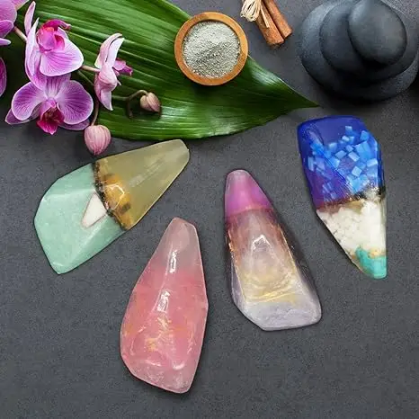 C&H Earth & Home Gemstone Natural Crystal Soaps with stone Inside Decorative Scented Crystal Soap with Natural Ingredients