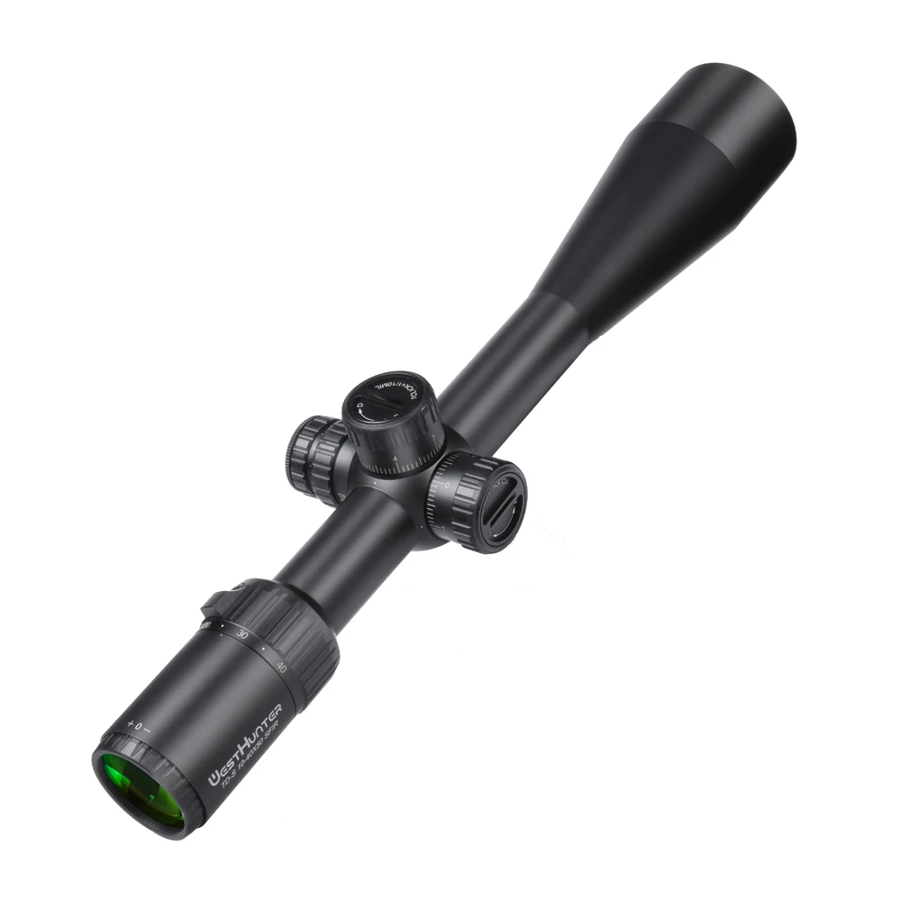 High Quality WESTHUNTER TD-S 10-40X50 SFIR Hunting Scopes Side Focus Illuminated Scopes 30MM Tube Lock Reset Sights