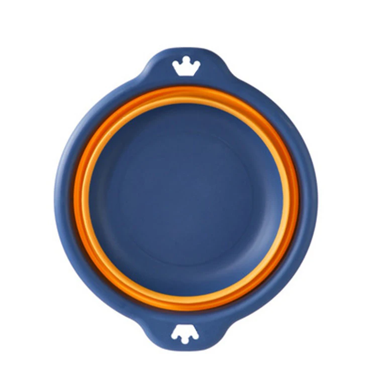 Wholesale Convenient Practical round Baby Basin Crown Folding Basin Set