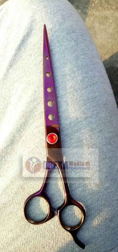 Purple Coated Professional Hairdressing Scissors Shears - Premium Cutting Tool for Stylists