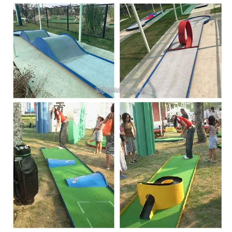 Mini Golf Driving Range training Course Golf Hitting Mat Manufacturer Custom Golf 3d Hitting Mat