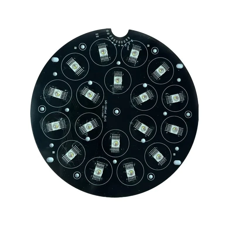 Premium Led Par Lamp with 18x15w RGBWA 5-in-1 Aluminum Stage Light and 64 Light Source