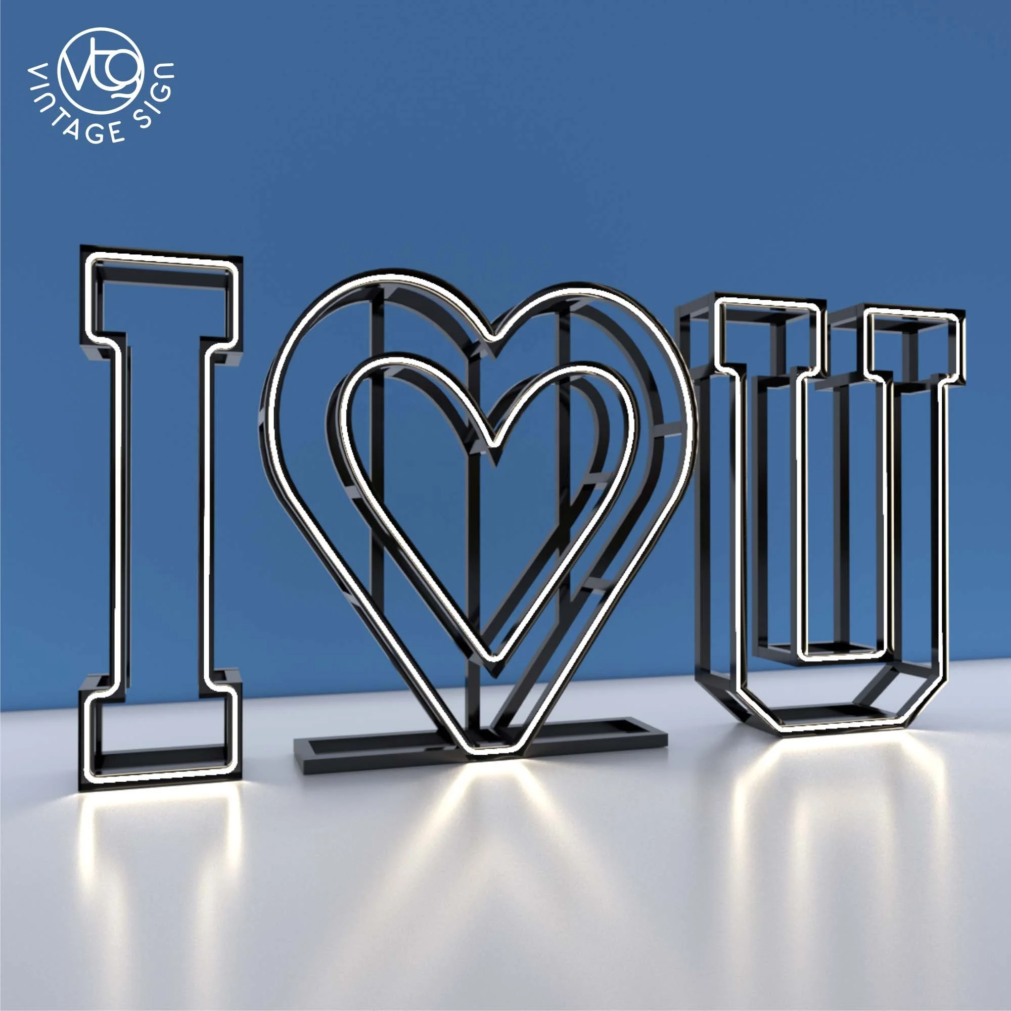 Outdoor Wedding Supplies Led Neon Wrought Iron Large Up Electronic Sign Big Marquee Light Letters