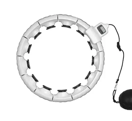 Premium Counting 16 Knots Detachable hoola ring hop Smart Weighted workout hoola hoop home workout sports hoop circle for Adults