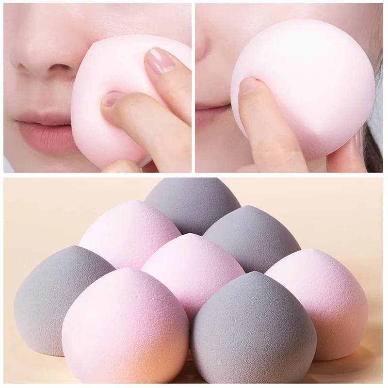 
Newest Design Peach Super Soft Pink Makeup Beauty Egg Cosmetic Blender Sponge Puff 