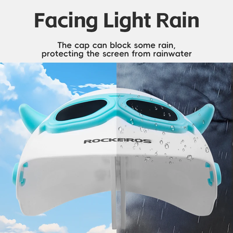 ROCKBROS Phone holder sun visor cap Safety Protection Motorcycle Mobile Phone Bracket Sun Helmet Bike Motorcycle Phone Holder