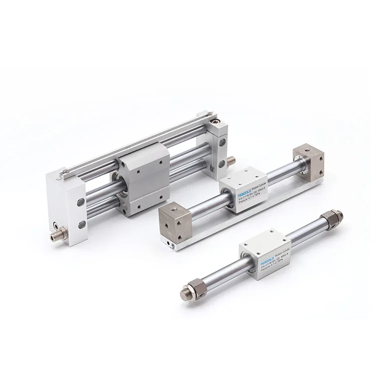 
Long strokes available no external leakage air control cylinders Magnetically coupled rodless cylinder for factory 