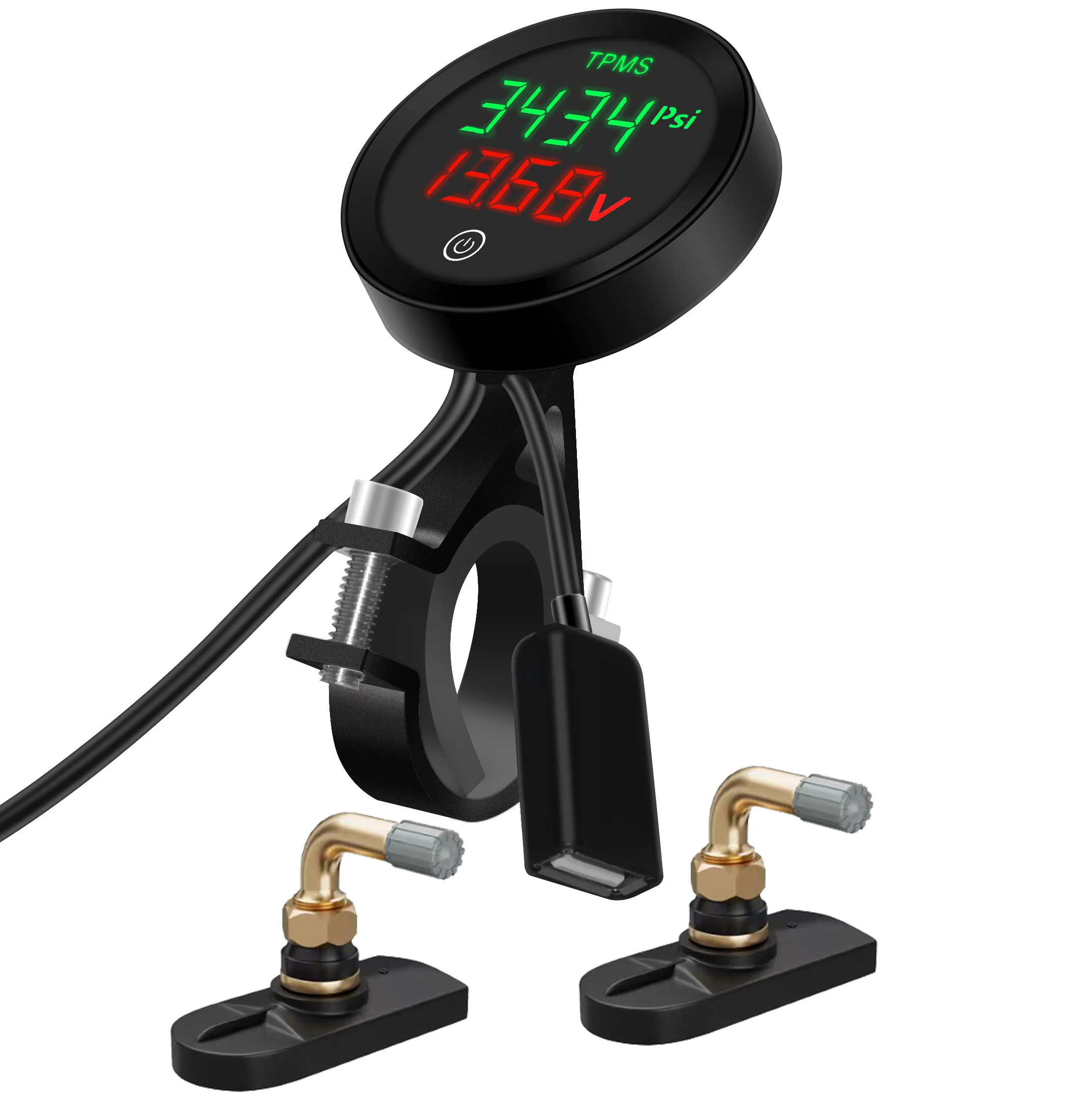 Wholesale of new best-selling motorcycle tire pressure monitoring systems by manufacturers with built-in sensors TPMS