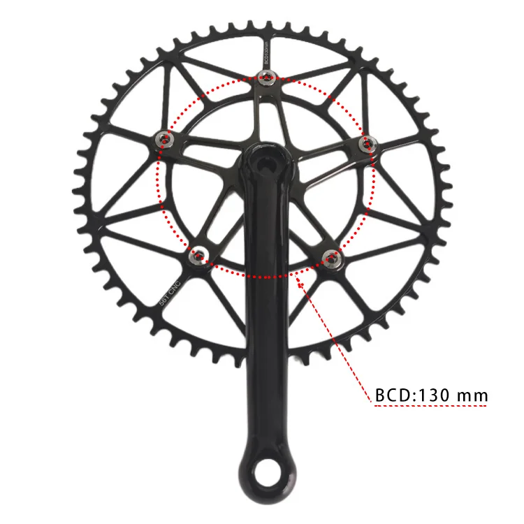 Chainwheel And Crank Road  Bicycle  Folding Bike Fixed gear bikeTrack bike Single speed bike46T/48T/50T/52T56T