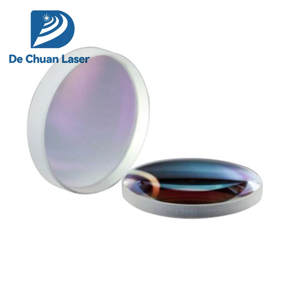 Dia.28mm 30mm 37mm 38.1mm F75 F100 F125 F150 F155 F200 Fused Silica Fiber Laser Collimator Focus Lens For Raytools Cutting Head