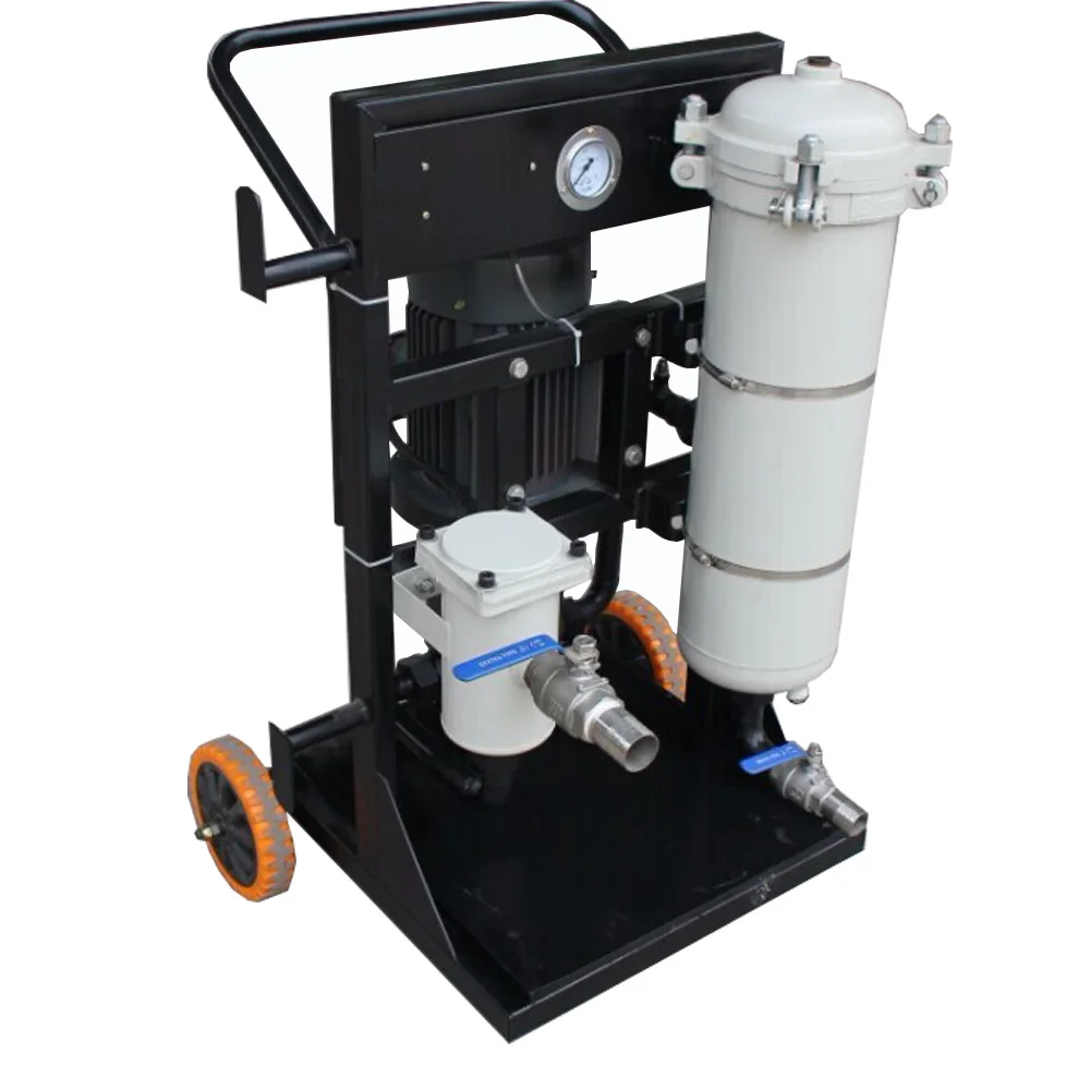 1800L/H Oil Purifier Portable Filter and Lubricating Removal Motor Pump 100 Micron 30L /min