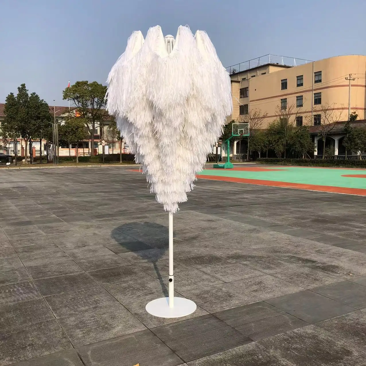 Outdoor Large Straw Sunny Umbrella Reverse Straight Grass Pillar Umbrella Grass Beach Umbrella Hawaii PP Outdoor Furniture Relax