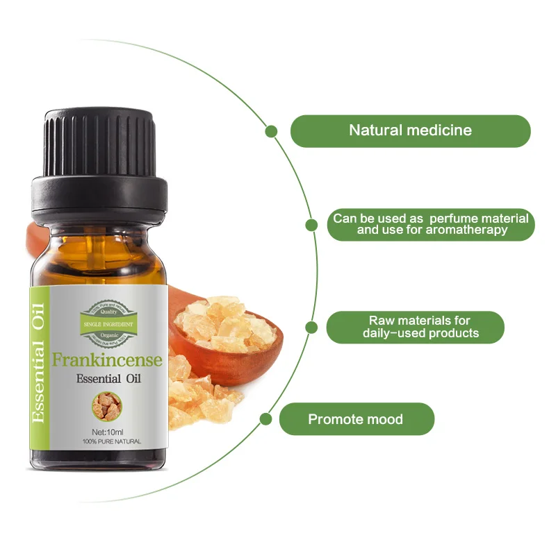 Manufacturer Supply Private Label Natural Organic Plant 10ml Frankincense  Essential Oil