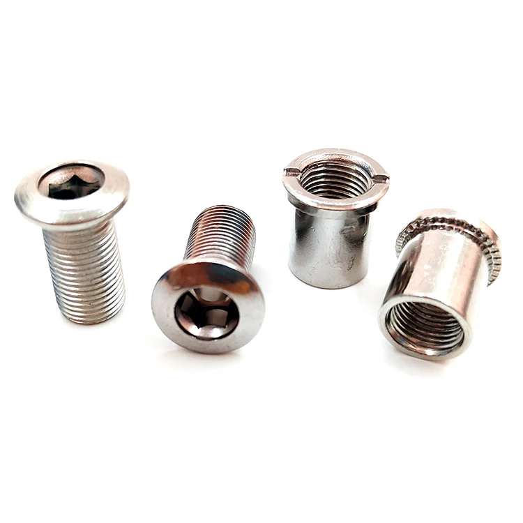 crankset screw Bicycle Chain Ring Wheel Bolt Road MTB Bicycle Disc Screws for Crankset Bolt Single Disc Crank Nut