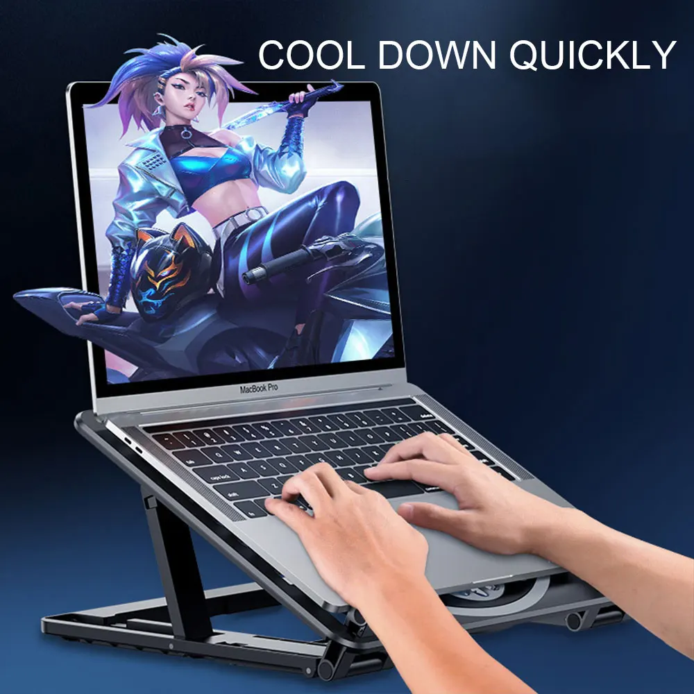 Laptop Cooling Pad Cooler Usb Double Fan Portable Laptop Cooling Table