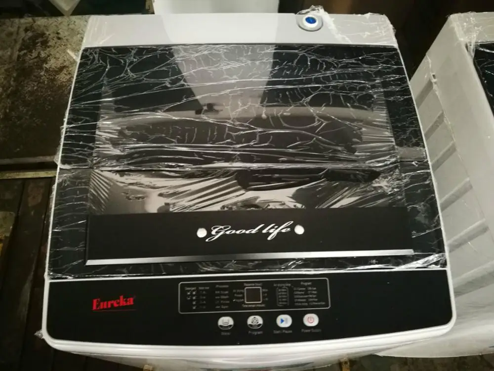 mini glass cover Fully automatic top loading washing machine