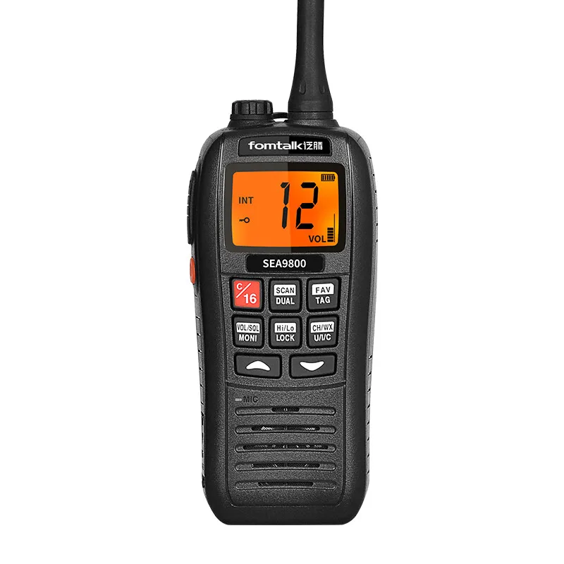 Professional Marine high-power high-frequency IPX7 waterproof one-key frequency/automatic alarm intercom SEA9800