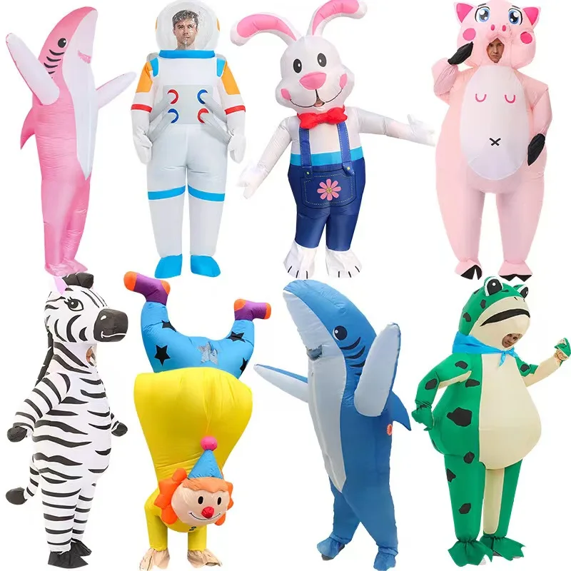 Halloween Costumes Bunny Cow Frog Clown Inflatable Costume Party Animal Modeling cosplay play costume