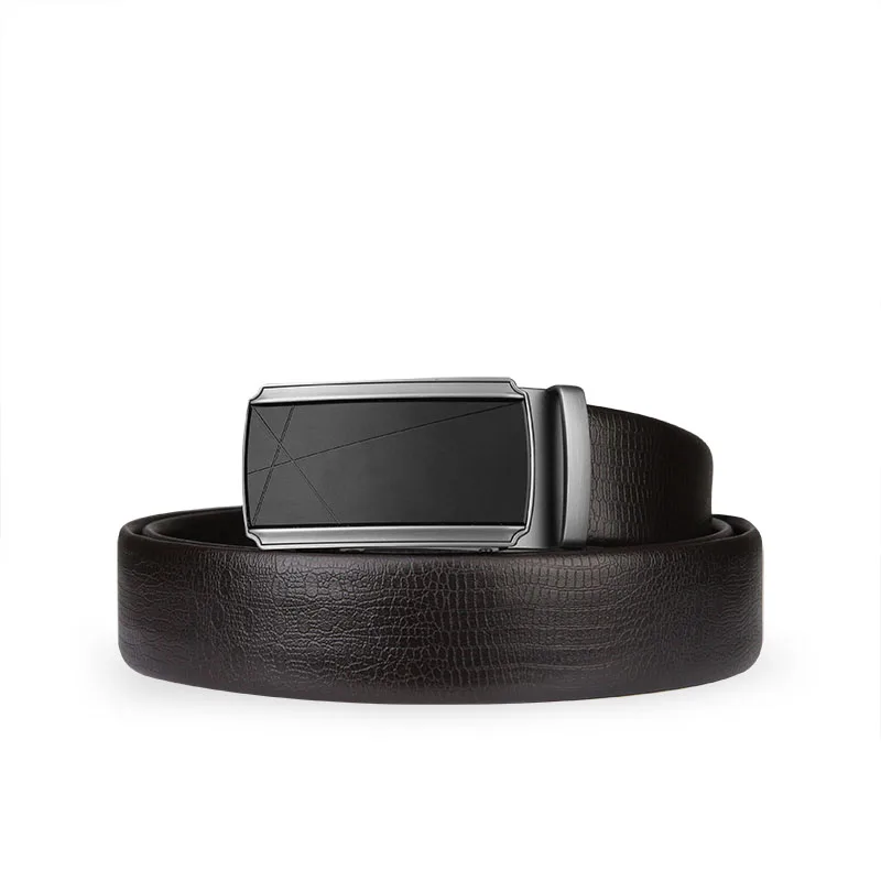 M17392 Wholesale custom logo genuine leather wallet and belt gift sets luxury business men gift set