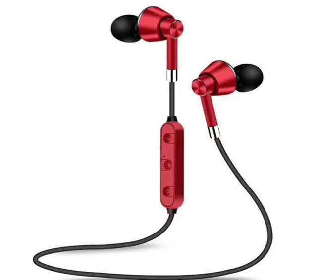 Wireless sports headset metal wireless headset in ear sports waterproof