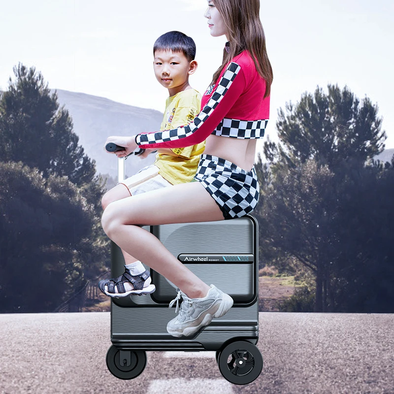 Airwheel Tricycle Adult Electrical Mobility Scooter For Disabled People Folding With A Compact Suitcase Lithium Battery