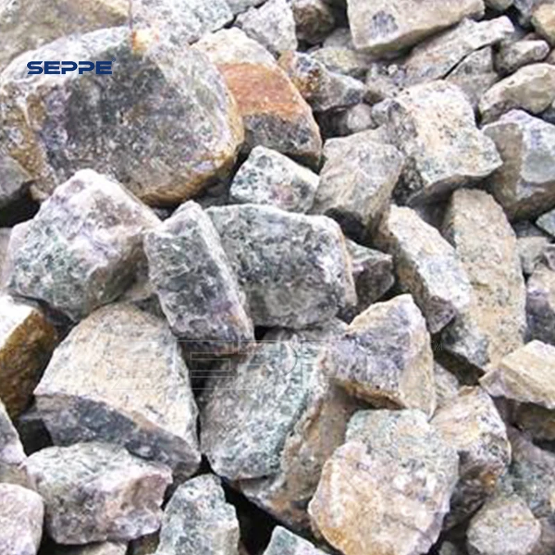 High purity natural fluorspar blocks for industries