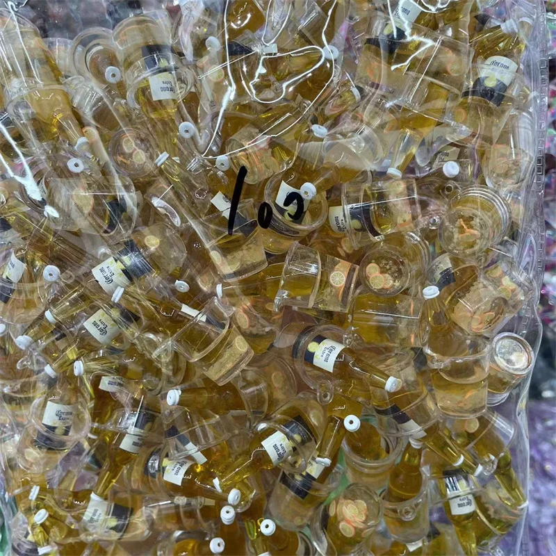 2024 minitype diy shop resin kitchen toy tea cups drinks bottle cartoon cute decorative small figurines wholesale children toy