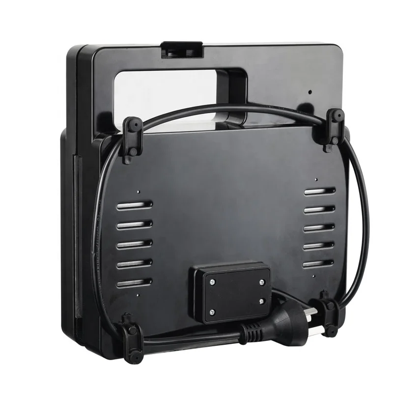 Customized snack equipment New 4-piece coin commercial waffle maker Round waffle