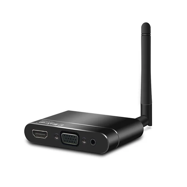 X6W 3 in 1 smart WIFI display Receiver mobile phone to HDTV + VGA + 3.5mm Audio for car navigation wireless co-screener