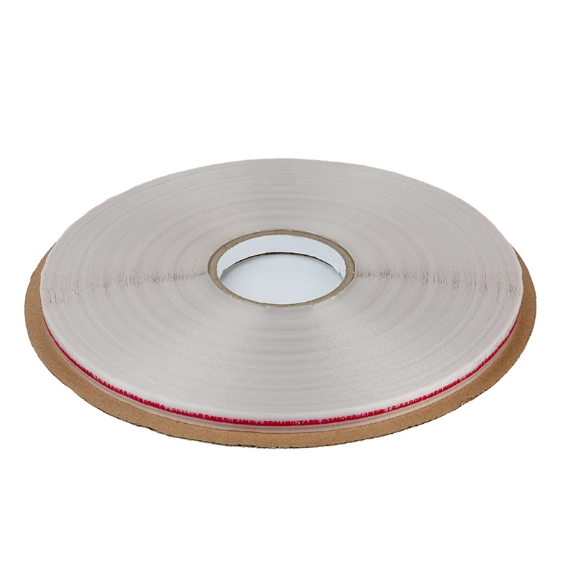 9mm/13mm PE Film Double Side Adhesive Tape Resealable Bag Sealing Tape For Food Grade Tape