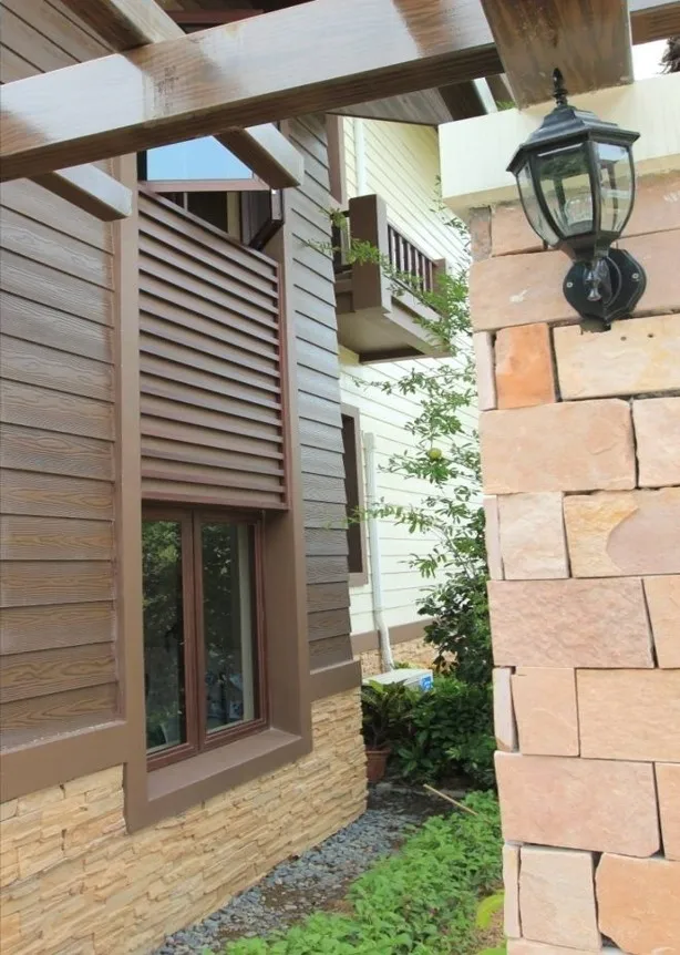 
Fiber Cement Siding Board for Vila and Exterior Wall Decoration Waterproof and Fireproof Cement Board Siding 